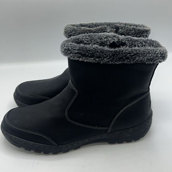 KHOMBU Black Addison Winter Bootie-10M - Picture 4 of 10